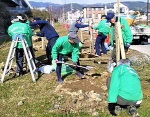 花と緑の街おこし事業その１