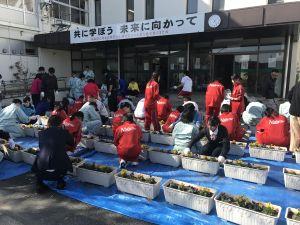 花と育む高校生と地域との交流支援事業１