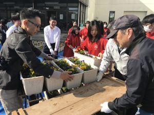 花と育む高校生と地域との交流支援事業２