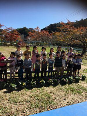 福島に住む子供たちを対象にした花育活動３